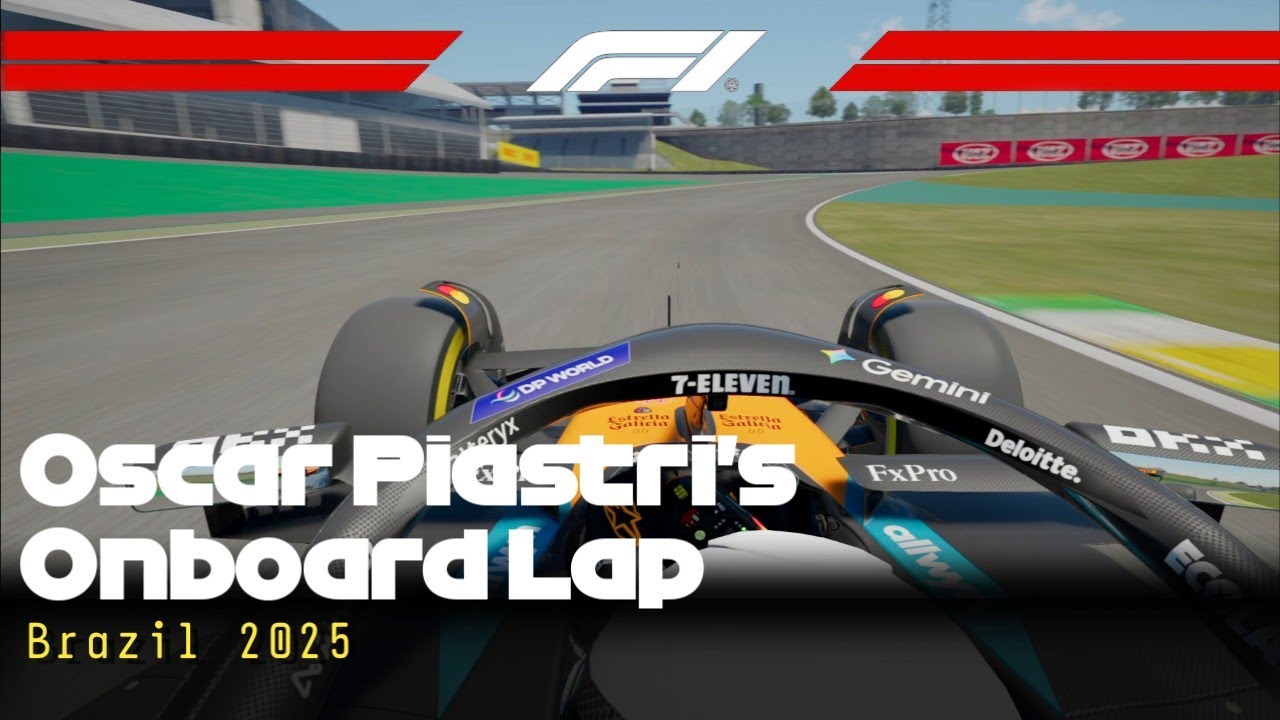 Oscar Piastri's Onboard Pole Lap In Brazil! | F1 2025 Assetto Corsa