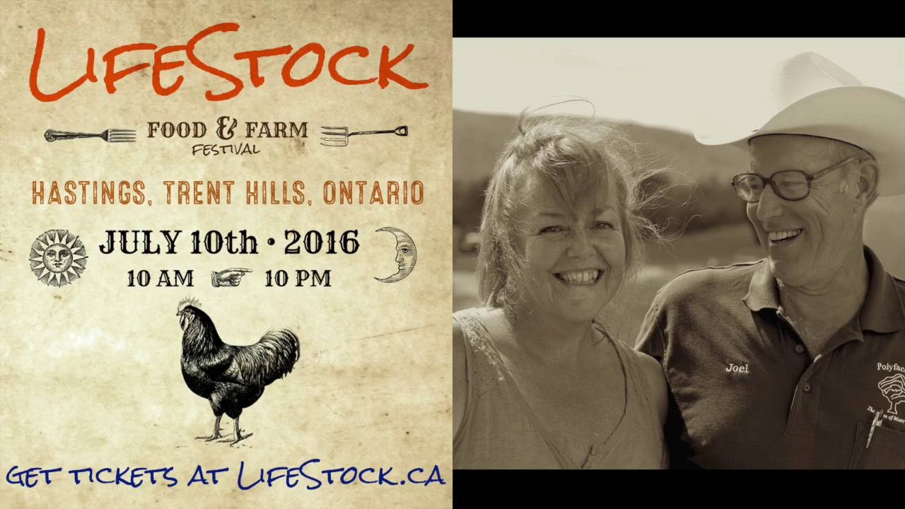 LifeStock with Joel Salatin Sunday July 10