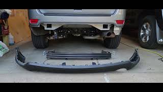 2020 Jeep Grand Cherokee Factory Hitch Install - Don't Remove Entire Bumper!