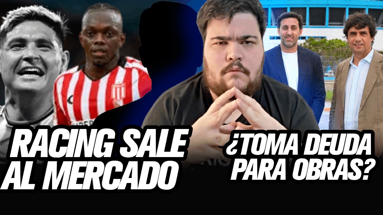 RACING SALE AL MERCADO POR CARBONI (CETRÉ, SALAS Y MÁS) HABLÓ LACUNZA: TOMÁN UN PRÉSTAMO PARA OBRAS?