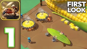 Tiny Survivors - Walkthrough Gameplay Part 1 - Tutorial (Android)