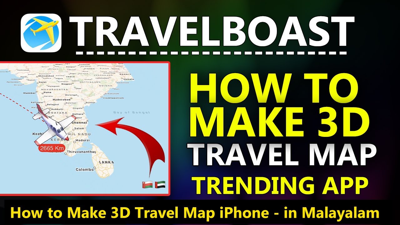 travel video map maker boast