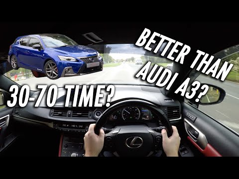 LEXUS CT200H DRIVING