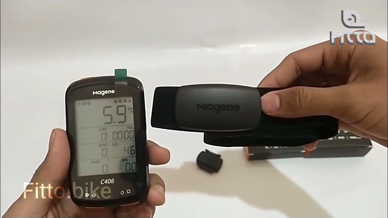 REVIEW Speedometer Magene C406 Support Magene Heart Rate H64