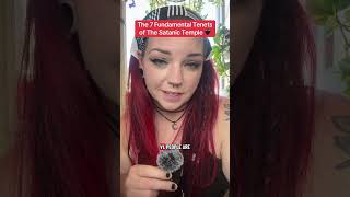 The 7 Fundamental Tenets of the Satanic Temple #satanist #satanism #satanictemple