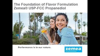 The Foundation of Flavor Formulation: Zemea® USP-FCC Propanediol screenshot 5