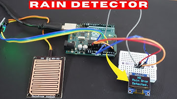 Rain Warning System DIY Arduino Detector with OLED Display Alerts!