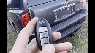How to program semi smart key on 2010 Infinity QX56 AKL w/ Autel im508 / cut key by code / turn knob