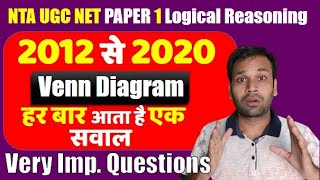 Venn Diagram Reasoning in Hindi II Nta Ugc Net Paper 1 Logical Reasoning in Hindi