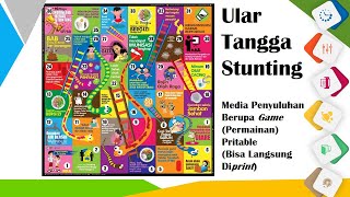 Download Ular Tangga Stunting Permainan Game Media Penyuluhan