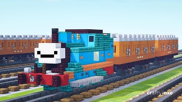 Minecraft Thomas the Tank Engine Tutorial 1.5:1 Scale