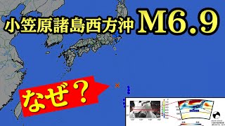 【小笠原諸島西方沖M6 9】原因と今後の可能性について