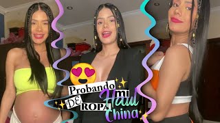 Probando mi haul de ropa ch!na ️