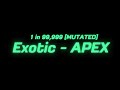 Exotic  apex soundtrack  sols rng