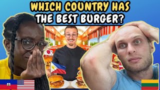 REACTION TO Which Country Has The Best Burger | FIRST TIME WATCHING