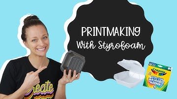 Printmaking with Styrofoam | Art Lessons for Kids