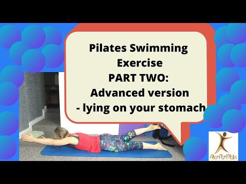 Pilates Swimming , Part Two - Prone Lying (lying on your tummy)