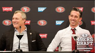 Lynch and Shanahan Discuss Drafting Ricky Pearsall with the 31st-Overall Pick | 49ers