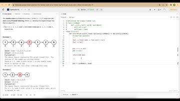 Self Mock Technical Interview - Day 4 - 2095. Delete the Middle Node of a Linked List