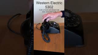Western Electric 5302 Rotary Dial Desk Telephone