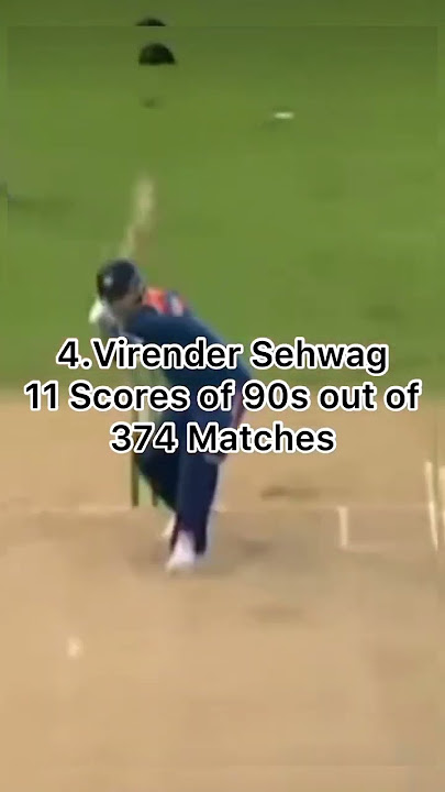 Top 9 Indian Cricketers with most 90s in International Cricket#cricket#shorts#mahirat