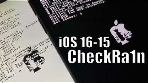 Jailbreak iOS 16.1.1 to 12.5.6 CheckRa1n iOS 16 - Cydia!