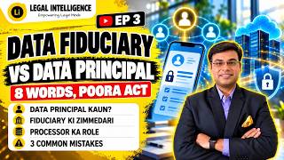 Data Fiduciary vs Data Principal vs Data Processor | DPDP Act 2023 Definitions Explained | Ep 3