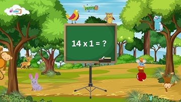 14x1=14 Multiplication, Table of fourteen (14) Tables Song Multiplication Time of tables - Maths