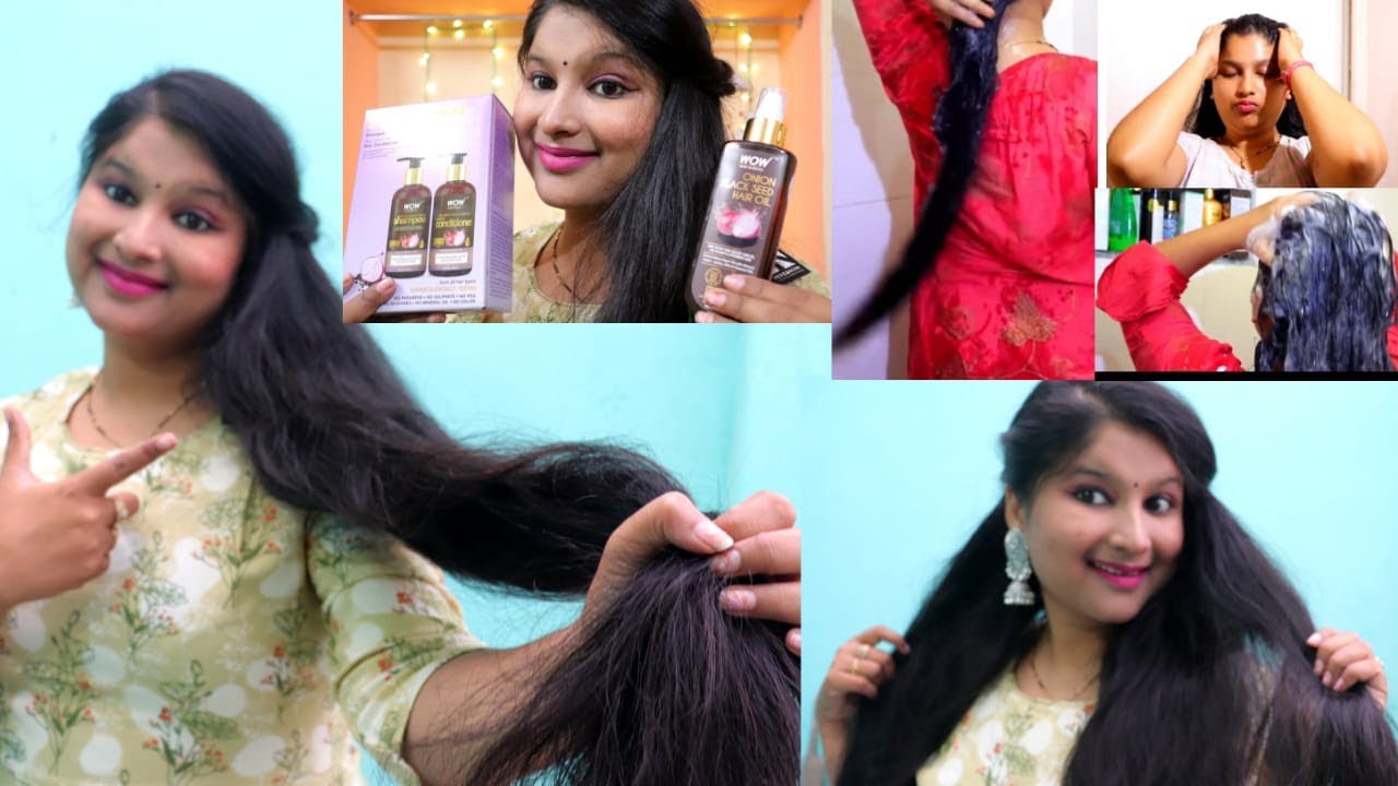 WOW Onion Hair Oil, Shampoo, Conditioner Review How to Apply Hair Oil Properly Prakshi