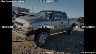 2001 CHEVROLET ALL Models | VIN 1GCHK29U11E318132