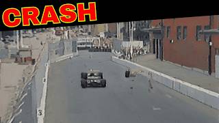 Michael Andretti Wrecked Out by Johnny Rutherford (1986 CART Toronto)
