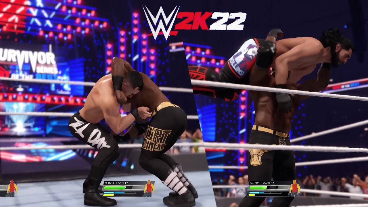 Bobby Lashley Vs Seth Rollins Vs Austin Theory / Thriple Thret / WWE2K22 / WWE Servivor Series /2022