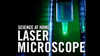 Home made  MICROSCOPE using LASER POINTER