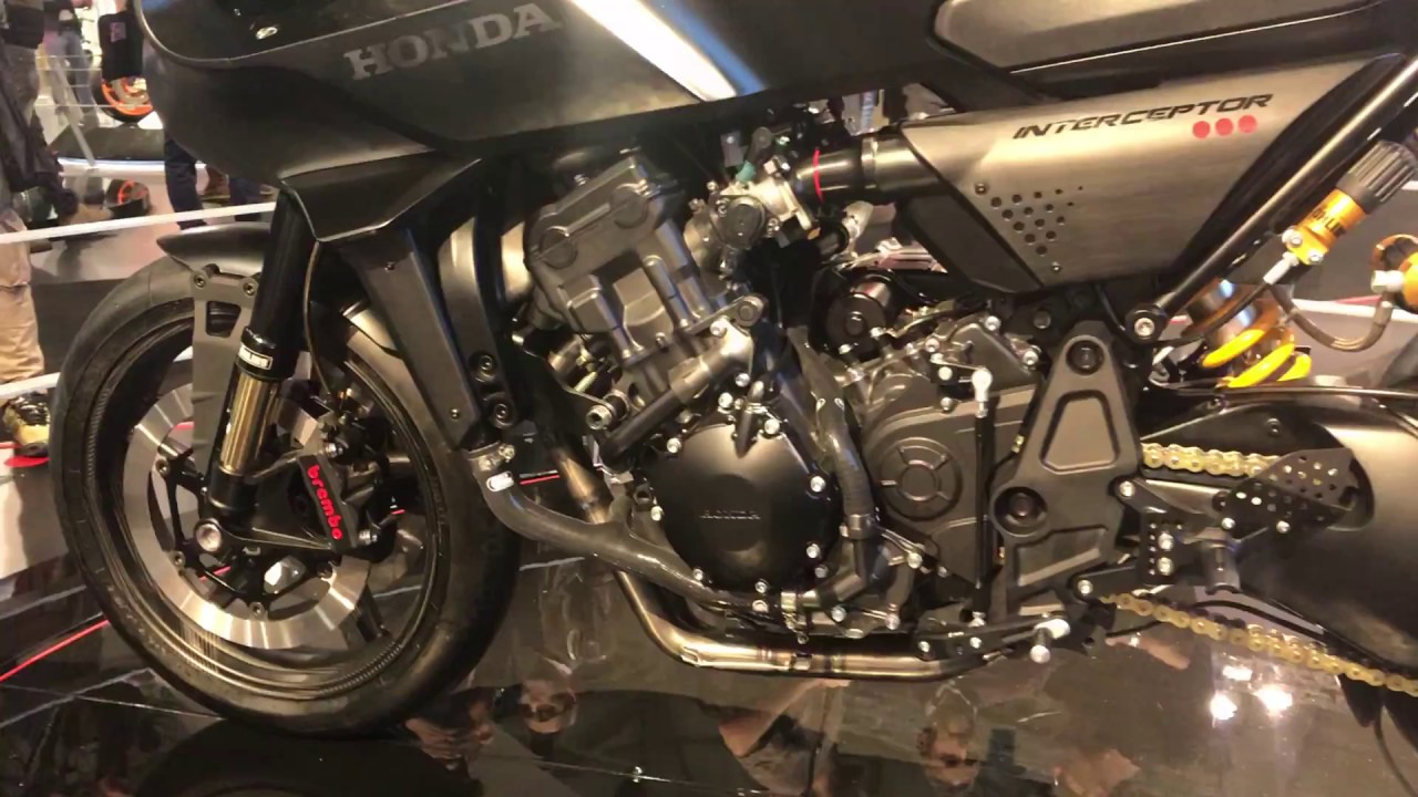 Walkaround Footage of the Honda CB4 Concept at EICMA 2017