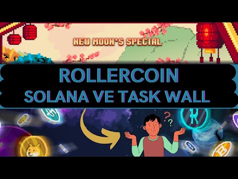 RollerCoin Solana ve Task Wall Güncellemesi | Bulut Madenciliğiyle Para Kazan 2023