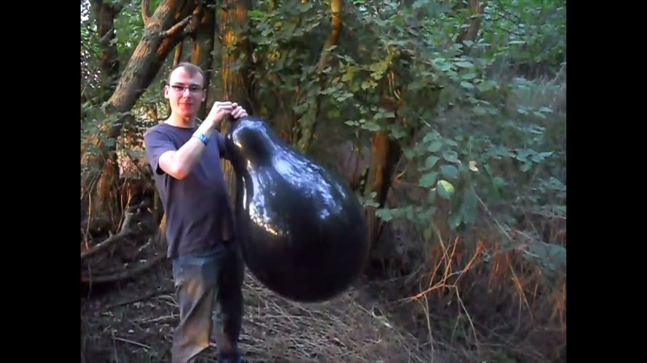 Qualatex 24 inch black balloon blow to pop btp b2p q24 YouTube