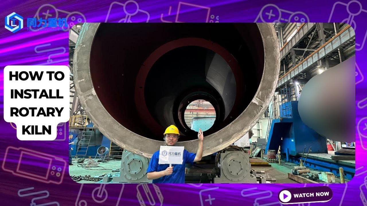 How to Align and Install a Cement Clinker Rotary Kiln | Field ...