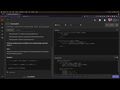 Codewars - 7. Bouncing balls