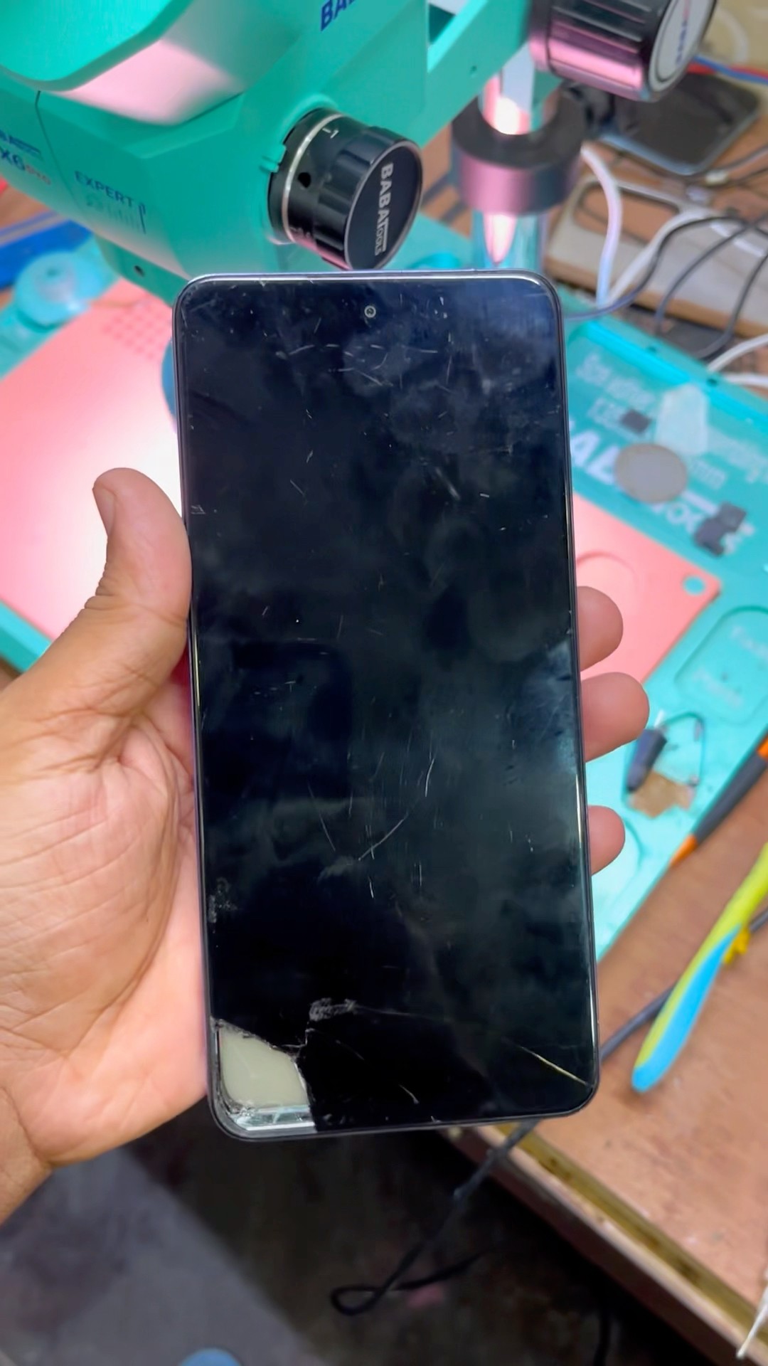 Fixing Oppo A3 Pro 5G Broken Display | Repair Guide #ytshorts