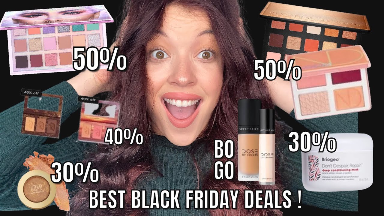 THE BEST BLACK FRIDAY MAKEUP BEAUTY DEALS 2021!