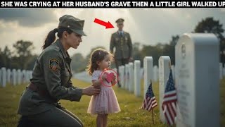 A Single Dad Helped a Female Soldier at Her Husband’s Grave… What Happened Next Changed Everything