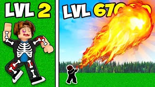 I Reached INSANE Levels in Fireball Training (🔥Fireball Training) Roblox