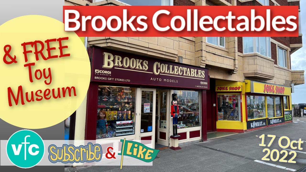 I visit Brooks Collectables Blackpool and the FREE Toy Museum 😀 YouTube