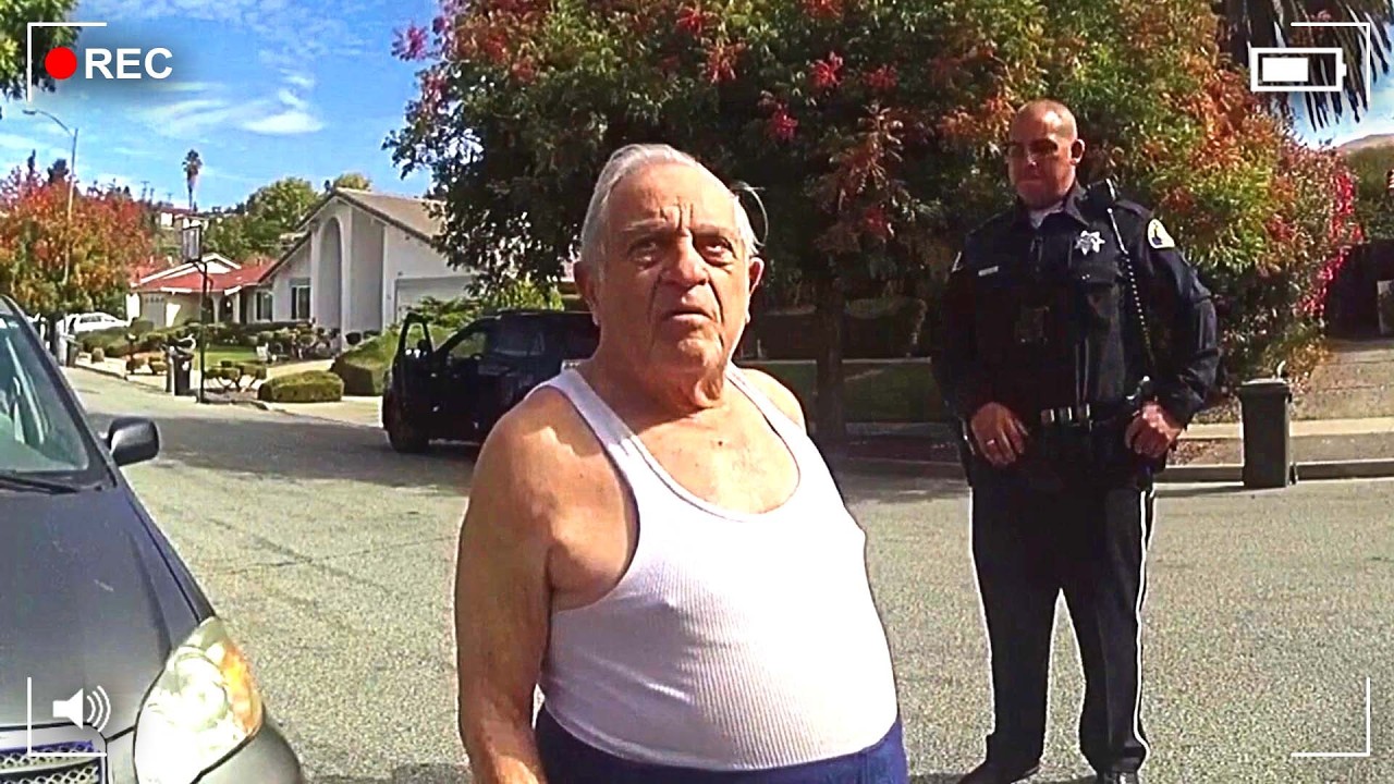 Evil Grandpa Caught Hiding A Body In His Home