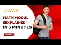 #8 Math Module Explained in 5 Minutes | Full Concept + Examples #mathmodule #mathtutorial #java