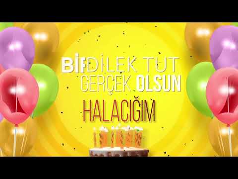 İyi ki doğdun HALACIĞIM - İsme Özel Doğum Günü Şarkısı