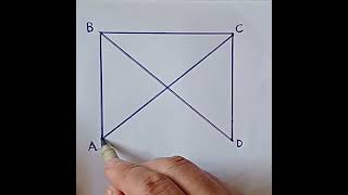 Đố Vui-Hack Não-Short-60 Dùng 1 Nét Bút Vẽ Đi Qua Tất Cả Các Đường Chỉ Một Lần 02
