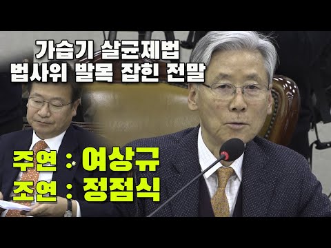 법사위 중요성 드러낸 가습기 살균제법 발목 잡히는 과정 (여상규 주연·정점식 조연)