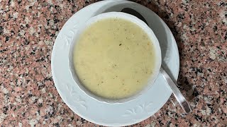 Sarımsaklı Un Çorbası