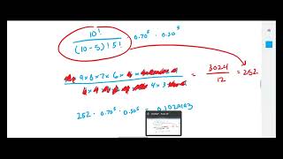 Binomial probability: solving an "at least" question (MAT 124)